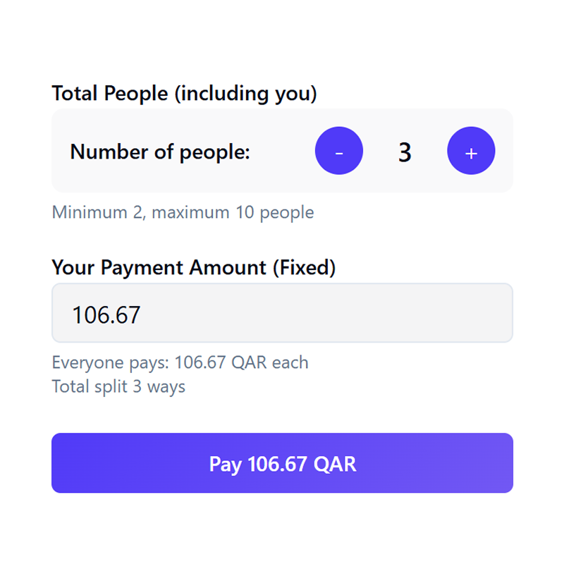 Smart Bill Splitting